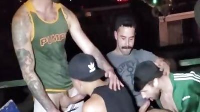 It acquires horny At Night On The Rooftop, Pornstar, Gay, Bareback