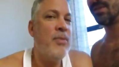 Muscle Bear Barebacking drilled By Two gigantic penis, Anal, Big Cock, Gay, Bareback, Muscle