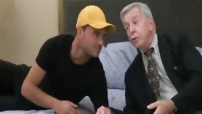 handsome daddy Grey Haired American Teacher And His Student, Anal, College, Teacher