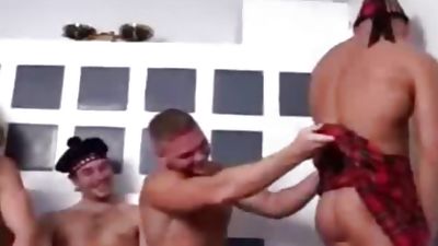 Scottish sweethearts In Kilts Fourway nail, Anal, Big Cock, Fetish, Upskirt