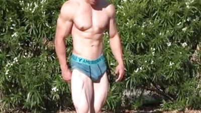 Atticus Posing Outside, Outdoor, Solo, Poses