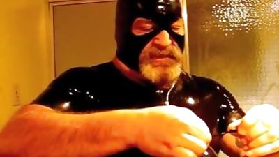 #GAGBEAR - gorgeous Rubber Kink, Cumshot, Gay, Daddies
