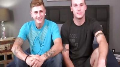 Romeo Holds Landon’s Legs Farther Apart Getting Deeper Into That anal Full, Blowjob, Legs, Old And Young, Gay