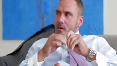 Muscle homosexual three-some With cock juice flow, Cumshot, Threesome, Gay