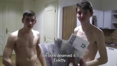 Slovakian lad with large 10-Pounder got pounded, Big Cock, European, Hardcore, Bigstr