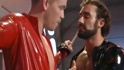 sadomasochism Poor teen In Shiny Catsuit fastened And pounded, Old And Young, Gay, BDSM