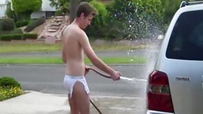 Boner lad exposed On The Public Street, Twinks, Public