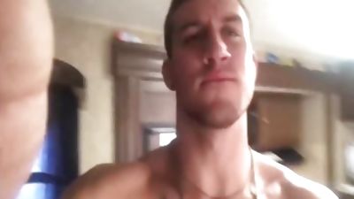 Straight Officer Muscle Worship, Uniform, Muscle, Hunks