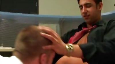 enjoyable blond homosexual acquires fucked In The Office, Blonde, Blowjob, Pornstar