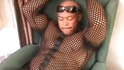 HotRods darksome Fishnet Bodysuit, Black, Stockings, Fishnet