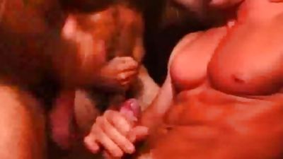 Three In Sauna, Anal, Threesome, Bath