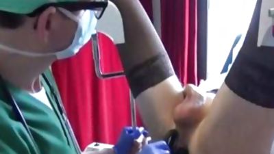 Cross Dresser In Nylon acquires A Close Shave, Closeup, Lingerie, Crossdresser