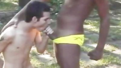 young Farmers cute slamming Session, Black, Interracial, Gay