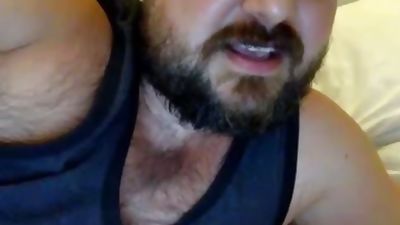 horny Bear Jerks Off In bed, Masturbating, Bears, Beauty