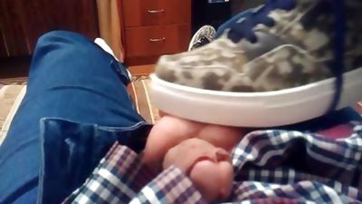 Emo twink Cums On Sneakers., Teen, Gay, Twinks