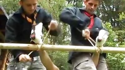 drilling Scouts, Blonde, Blowjob, College