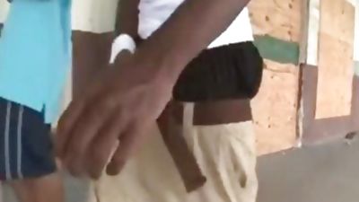 Kayden Finds A admirable-looking dark Skinned darksome Thug, Black, Blowjob, Cute