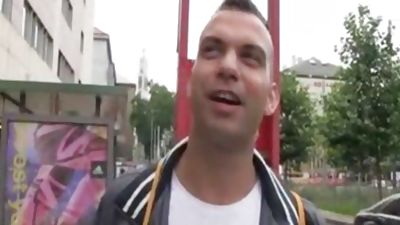 chap sucking penis In Public, Blowjob, Outdoor, POV