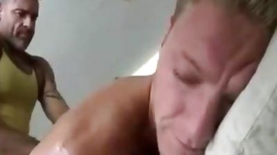 Massaged & plowed, Anal, Massage, Sperm