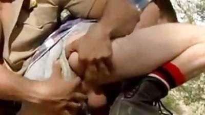 Cop bonks teen, Teen, Uniform, Gay