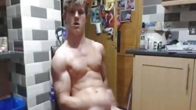 Hung Bodybuilder Nathan Green Flexing Jerking, Masturbating, Muscle, Hunks