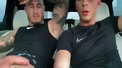 Two delicious teens In Car, Cumshot, Teen, Gay