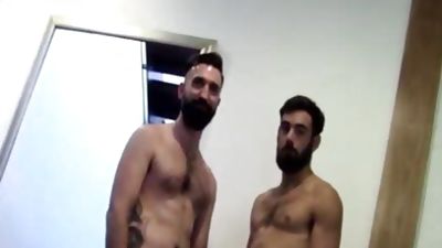 Tattooed Bearded amateur butthole banged By lover After butthole banging, Anal, Ass, Masturbating, Ass Licking, Licking