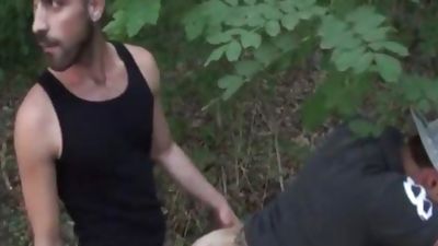 horny nail, Blowjob, Outdoor, Bareback