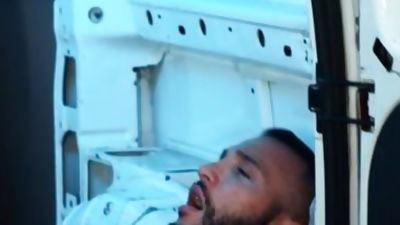 The Creeper Van - Donato Reyes and Nick North butthole Hook up, Ass, Blowjob, Outdoor, Bromo, Donato Reyes