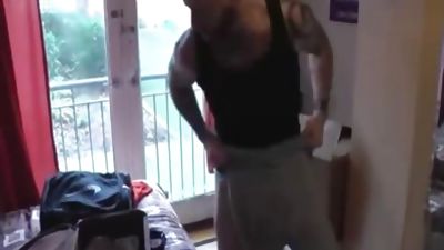 Chav Skinhead Double-dicked In stunning 3some, Threesome, British, Punk