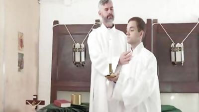 Altar Training - Father Oaks & Marcus Rivers, Big Cock, Old And Young, Teen, Marcus Rivers