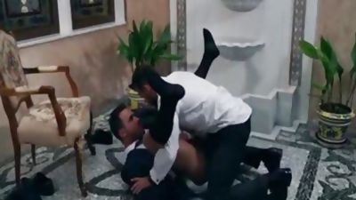 Suited fuck Logan Moore nailed By His Employe, Office, Suit and Tie, Logan Moore