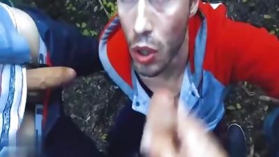 raw fuckfest Of Non-professional Russian men, European, Blowjob, Outdoor