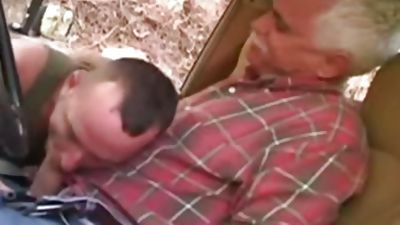 A Daddy An A Hitchhiker, Outdoor, Gay, Daddies