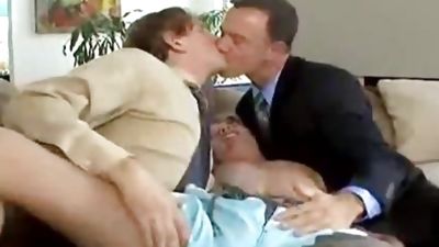 My daddy told about Ken Mack, Brunette, Ass Licking, Office, Ken Mack