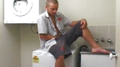 Wayne Using dildo, Dildo, Masturbating, Solo