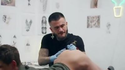 BROMO.com: Lev Ivankov fingering indoor, Blowjob, Brunette, Cumshot, Bromo