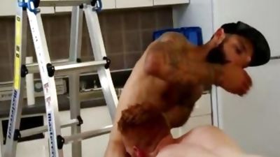 Fringe Benefits - Dylan Henri bonks Leander, Anal, Big Cock, Black