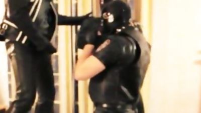 075 TWO TOPS educate THE OFFICER three, Hardcore, Slave, Office