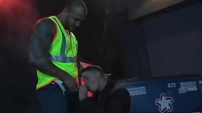 Hard Body Jason Vario's BBC Deepthroat and Anal Penetration, Uniform, Gay, Hunks, Hot House