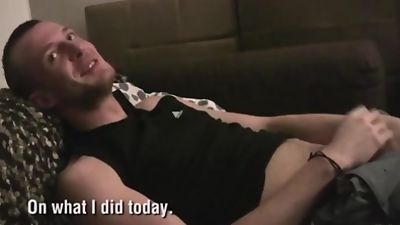 2 Straight British jocks paid for their loads, Amateur, Big Cock, College, Treasure Island Media