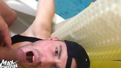 Rough boy pissing in my mouth, Amateur, Big Cock, Blowjob, Gay, Pissing