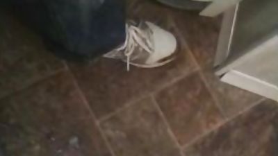 useing my phone as i cum on the floor in public bathroom, Big Cock, Pornstar, Hungarian