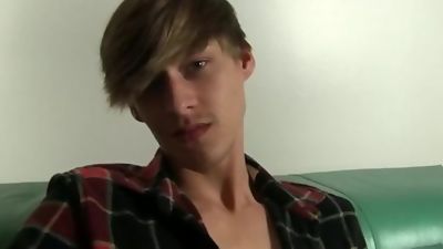 Lumberjack Twink Drains His Nuts, European, Masturbating, Gay, Alterna Dudes