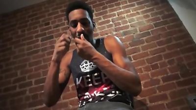 Hung thug jerks his big cock, Big Cock, Solo, Gay, Treasure Island Media