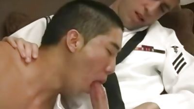 Shisune and Tanner in uniforms, Anal, Ass, Deepthroat