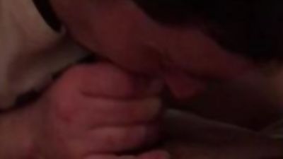 Straight English boy gives a blow job, cums in his mouth., Blowjob, Homemade, Swallow