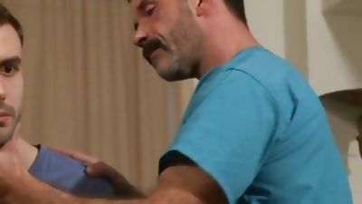 Sensual and HOT doctor, Big Cock, Masturbating, Gay