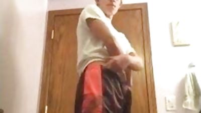 Skye strips, wanks and cums, Amateur, Handjob, Masturbating, Gay, Strip