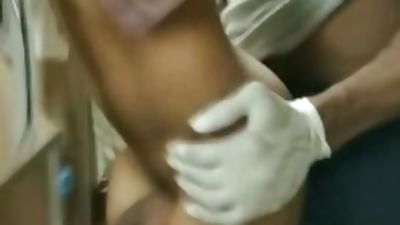 FAPPING WITH BIG DICK BRO WEARING GLOVES, Amateur, Big Cock, Black